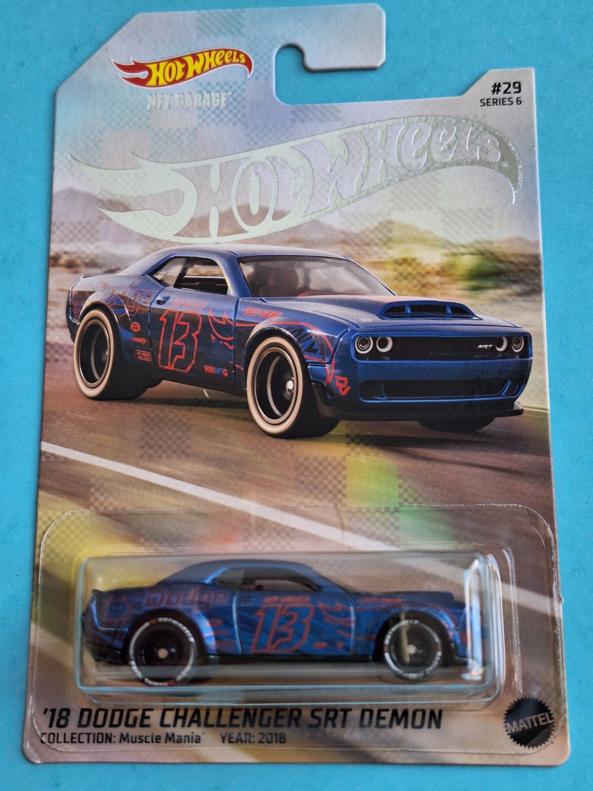 Dodge Challenger SRT Demon miniature premium 1:64 en métal injecté rare