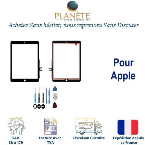 Écran Tactile De Remplacement Pour IPad 9 10.2 Pouces (2021) Modèles A2603/A2604 - Noir, Marque Visiodirect - 4