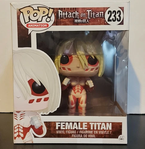 Funko Pop Attack on Titan Female Titan 233 New 6” Inch In Stock