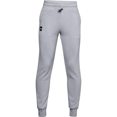 Under Armour Youth Boy's UA Rival Fleece Drawstring Slash Pockets Jogger Pant - Picture 3 of 15