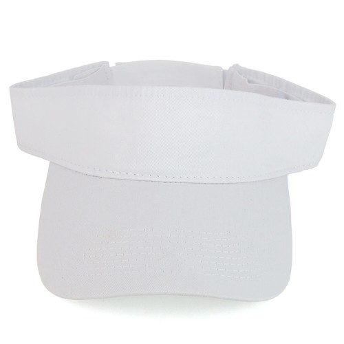 Solid Cotton Twill Fashion Visor Cap with Sweatband - FREE SHIPPING - Picture 24 of 25