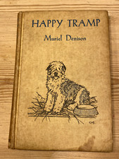 VERY RARE  OLD ENGLISH SHEEPDOG DOG STORY BOOK 1ST 1944 BY DENISON ILLUS STOKES