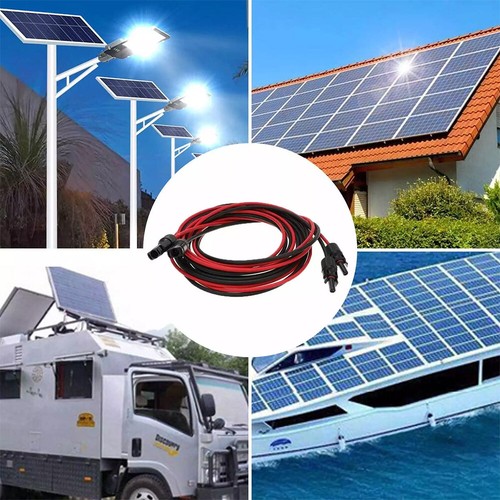 1 Pair Solar Panel Extension Cable Wire Black&Red PV Connector 6mm² Cable UK - Picture 10 of 15