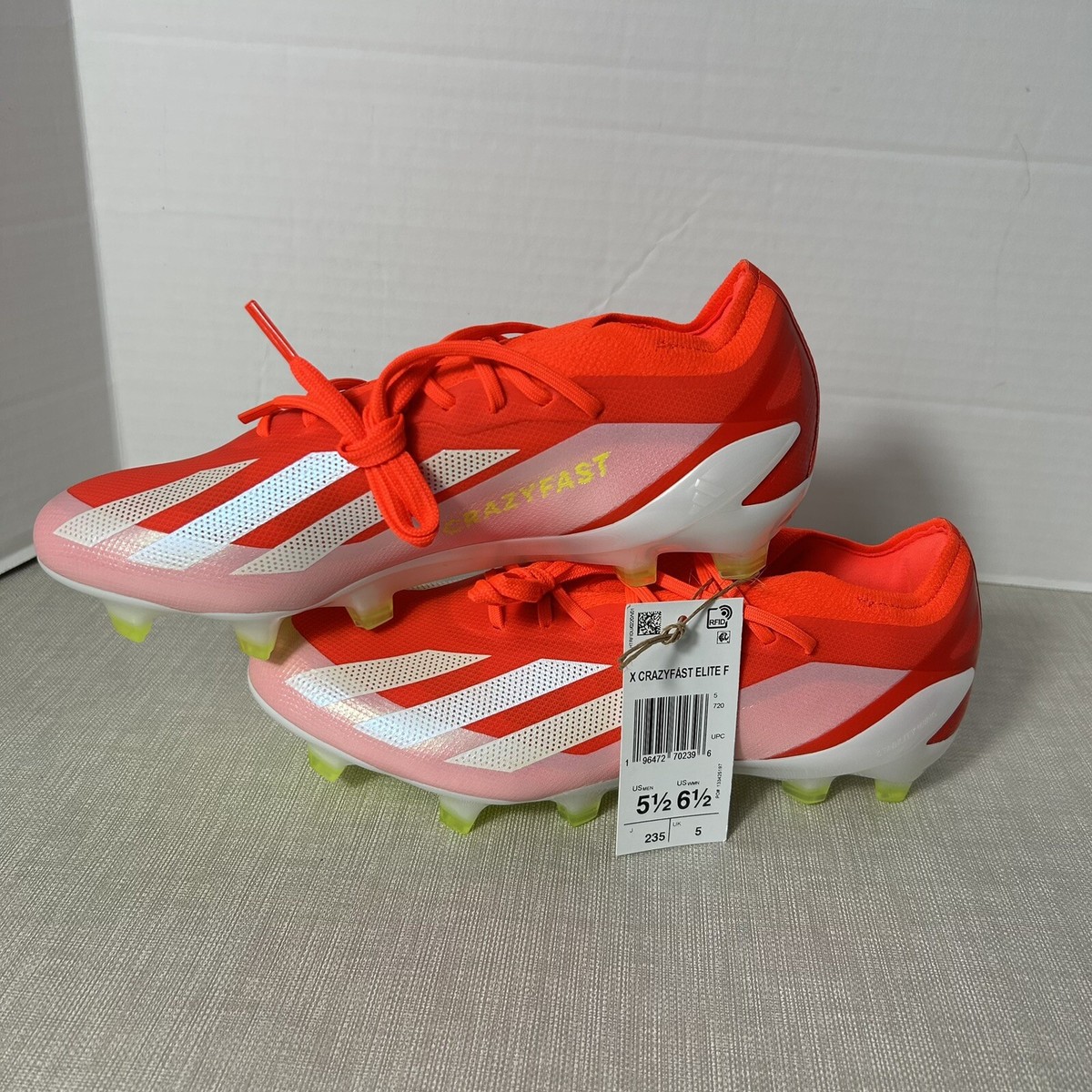 Adidas X Crazyfast Elite FG Soccer Cleats Energy Citrus