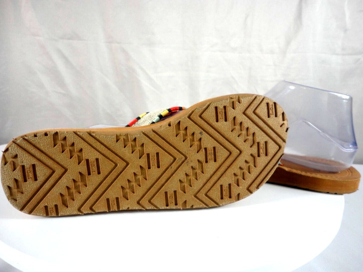 NWT Toms Semana Brown Leather Flip Flops Womens Sol Slide Sandal Brown Sugar Leather – TOMS.com main image 4