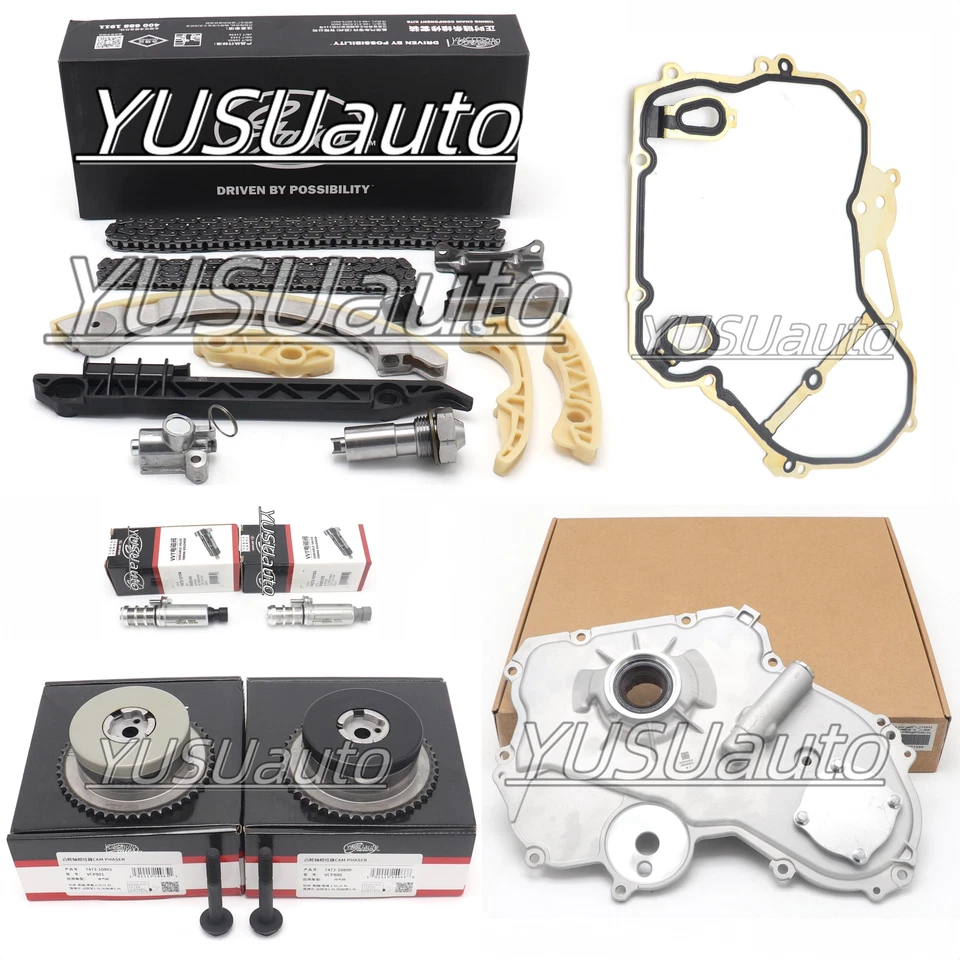Kit de cadena de distribución engranajes VVT para Buick Chevy GMC Saturn Pontiac 2,4 L Foto 3 de 4