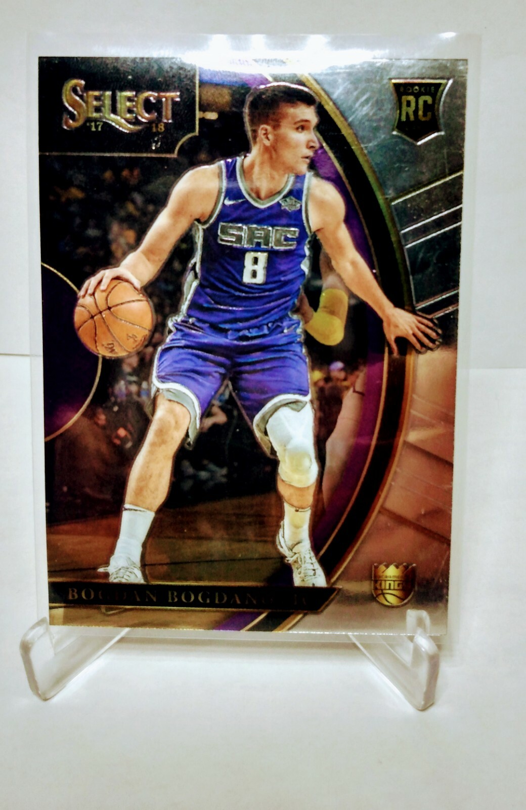 2017-2018 Select Bogdan Bogdanovic #57 Concourse Rookie RC Kings Hawks