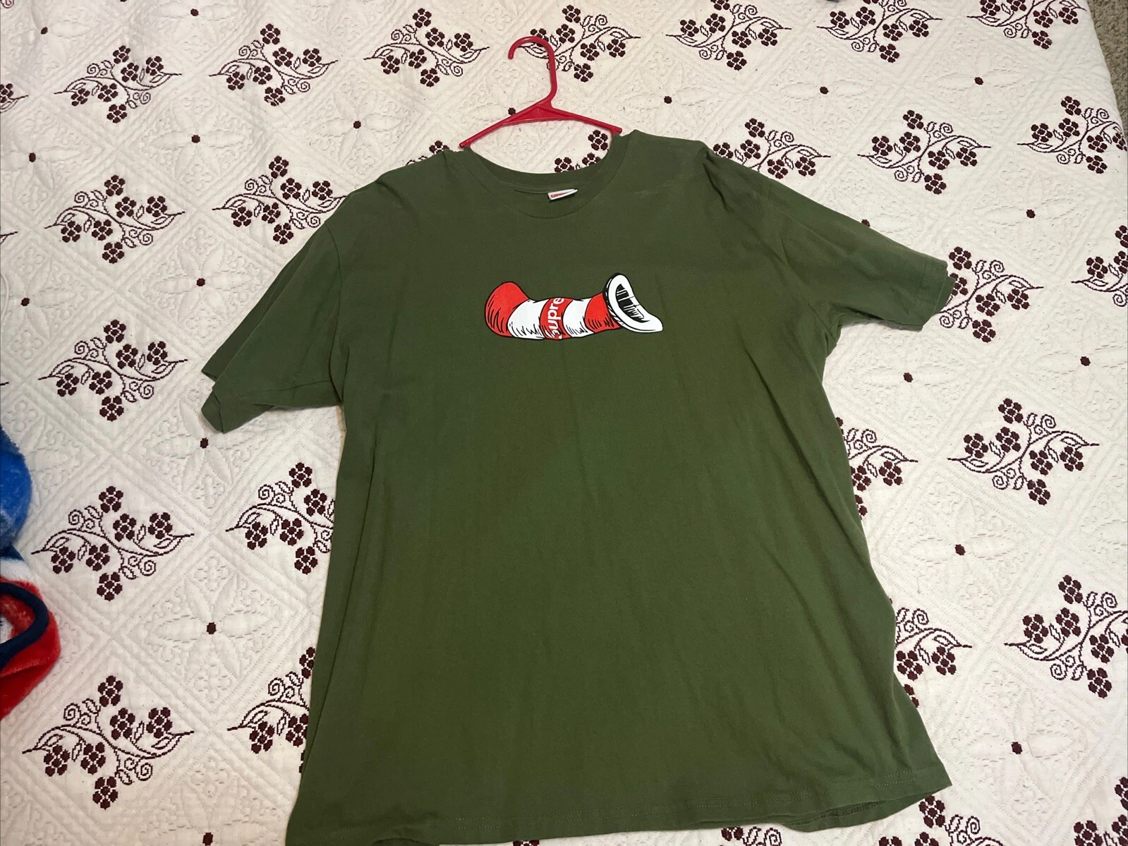 Supreme Cat In The Hat Dr Suess manches courtes homme XL