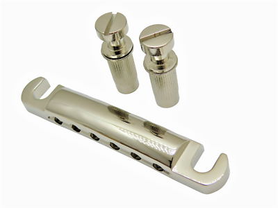 Vintage 1960's Bigsby B-3 Tailpiece In Nickel - Gibson ES-335 Les Paul Standard - Foto 5