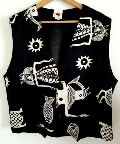 Ameri 22Ss/Wave Collar Angular Vest/Vest/S/Polyester/Gry 