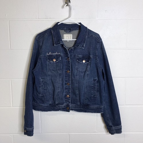 A New Day Womens Denim Jean Jacket 