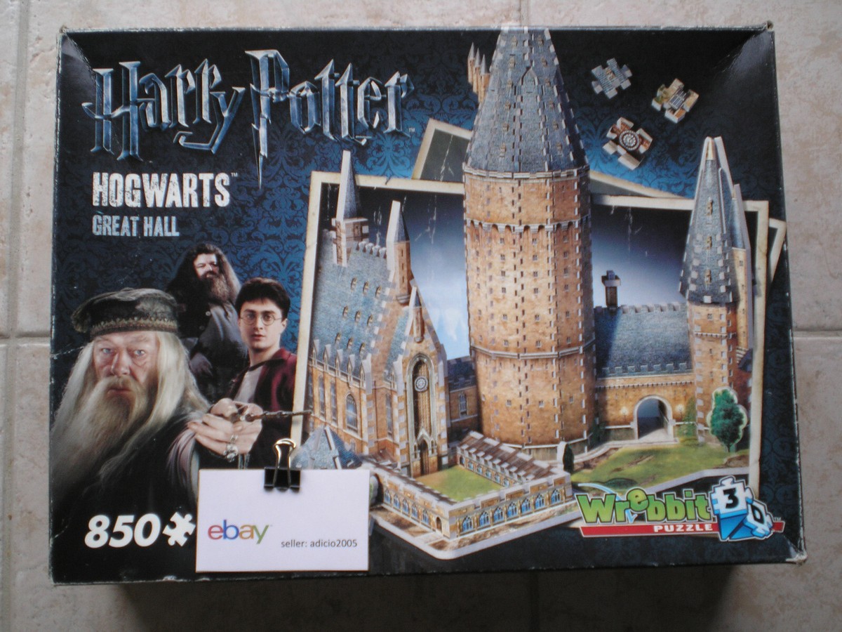 Wrebbit Puzz3D Harry Potter Hogwarts Great Hall 850 Opened