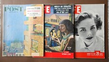 (2) Life Magazines & (1) Saturday Evening Post Baseball Babe Ruth Funeral & More