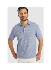 NWT JOHNNIE-O 89 THE ORIGINAL NEESE STRIPE POLO SHIRT IN INDIGO SZ XXL