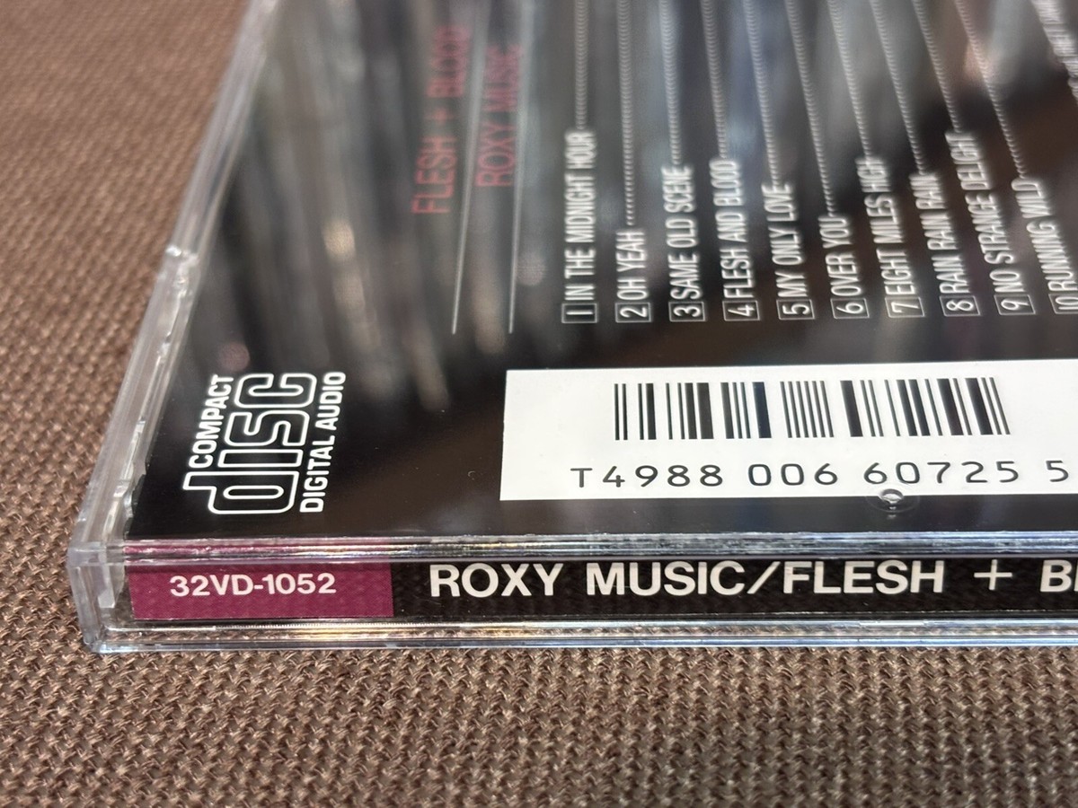 洋楽 FLESH CROWL ROXY MUSIC‎ Flesh + Blood JAPAN CD 32VD-1052 2A1 TO 1986