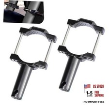 2 PCS Motorcycle Spotlight Mount Brackets, Front Aux Light Fork Mounts, Shock