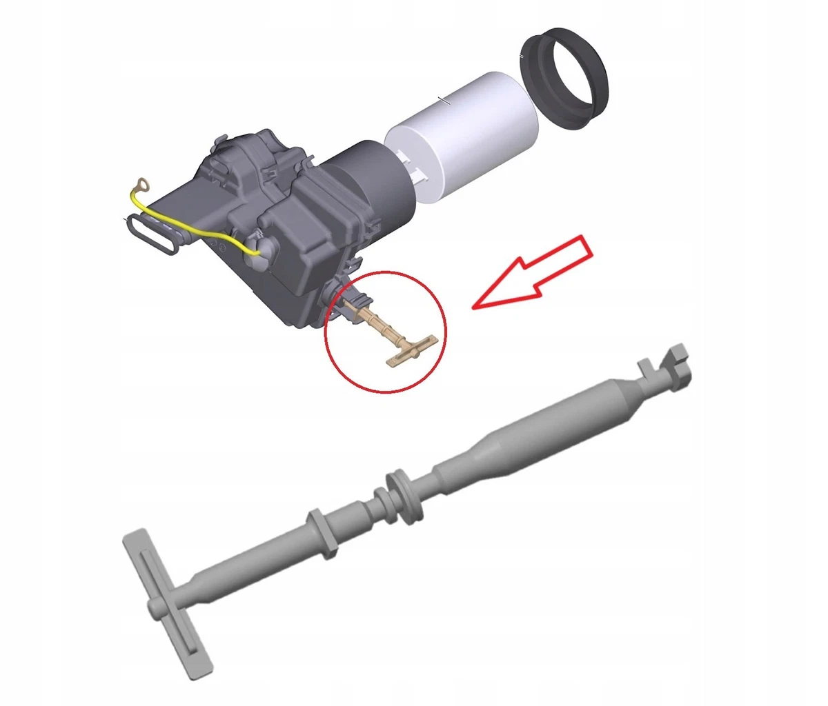 Hochdruckreiniger-Schalter Für 280/380 Modelle – Einfacher Ersatzschalter Für Autowaschgeräte, 85x49 Mm, Robust