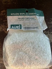 Loki Replacement Net Fits Up To 22”" Hoops 36"  Deep ~ Nylon Mesh NOS Sealed