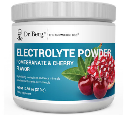 Dr. Berg Zero Sugar Keto Electrolyte Powder, Pomegranate Cherry, 50 Servings