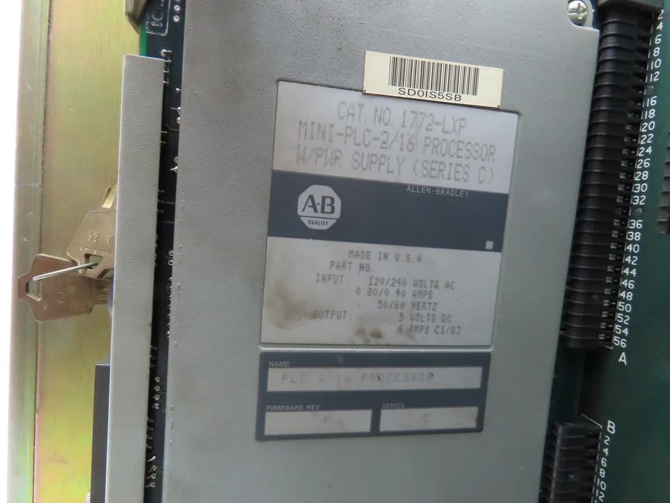 Allen Bradley 1771-A3B chassi PLC de E/S 12 slots com fonte de alimentação 1772-LXP - Imagem 3 de 4