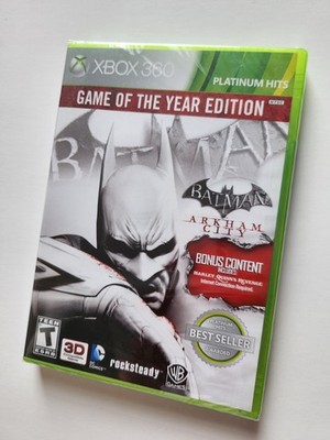 Batman: Arkham City GOTY Hits (Xbox 360) US Release *BRAND NEW - FACTORY SEALED*