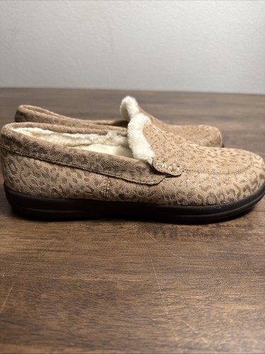 Vionic Women's Lynez Toffee Cheetah Slippers New (No Box) Size 7 Supportive - Afbeelding 2 van 8