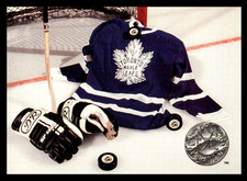 1991 Pro Set Platinum Toronto Maple Leafs TC #150 Toronto Maple Leafs NHL Hockey