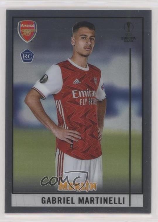 2020-21 Topps Merlin Collection Chrome UCL Gabriel Martinelli #24 q2c
