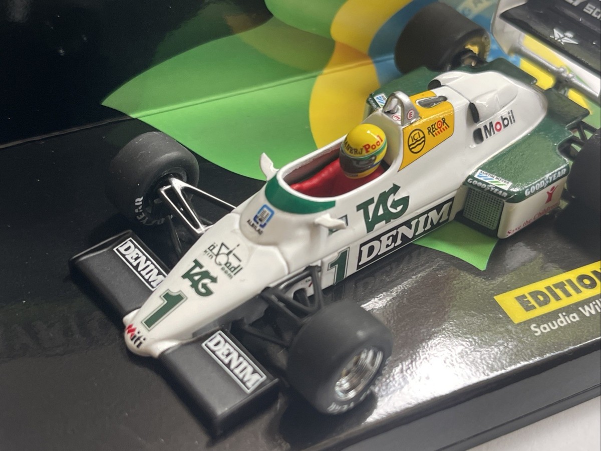 Ayrton Senna Model Williams Ford FW08C F1 car 1983 LANG Minichamps