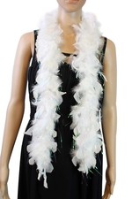 Kids Feather Boa White 25 Gram 4 Feet Long Chandelle for Party Costume