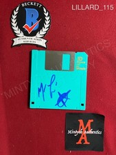 Matthew Lillard autographed signed Hackers 3.5" vintage floppy disk Beckett COA