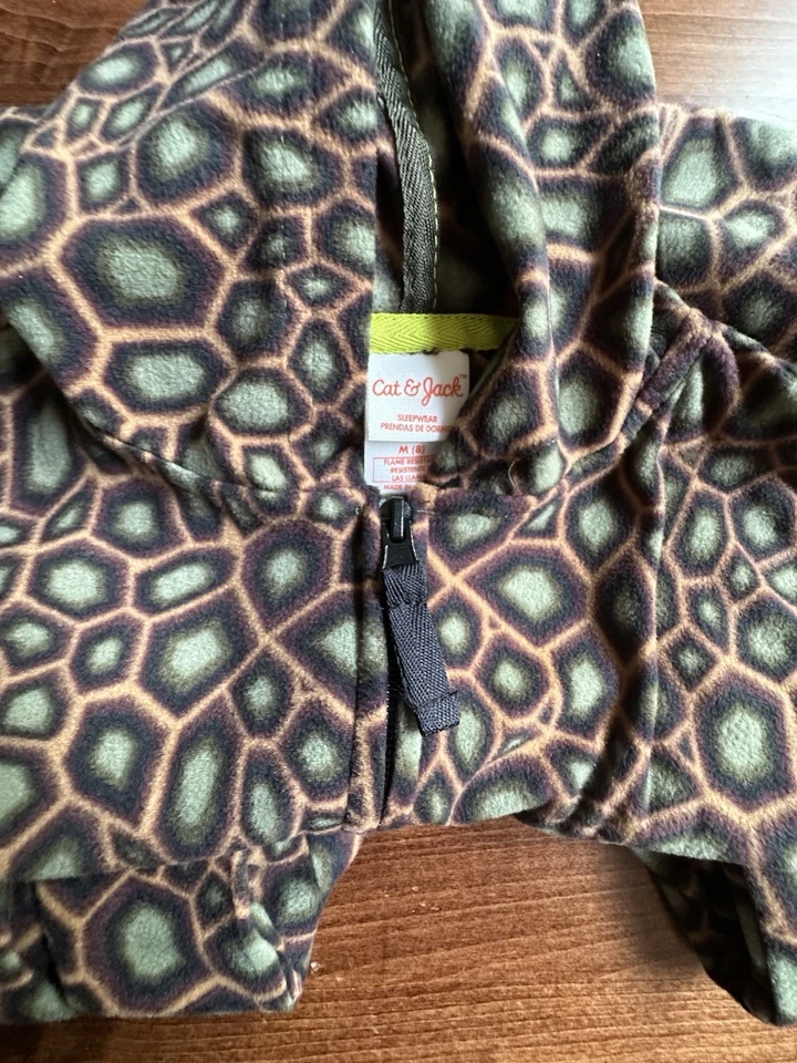 男孩海贼王恐龙睡衣柔软抓绒联盟套装猫和杰克尺寸 S/M/L/XL — 第 4/4 张图片