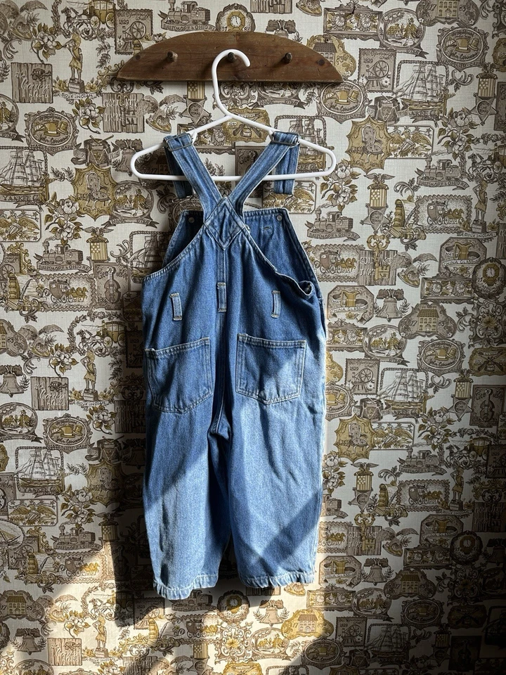 Mono vaquero vintage Barney Baby Bop Y2K azul unisex niños talla 2T Foto 3 de 4