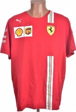 FORMULA 1 SCUDERIA FERRARI 2020/2021 TEAM SHIRT PUMA SIZE XXL VETTEL LECLERC ERA