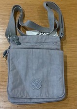 Kipling New Eldorado crossover body Bag Grey Gris New with Tags