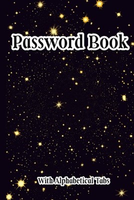 Password Book With Alphabetical Tabs: Hardcover Personal Organizer