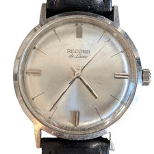 Orologio Uomo Record Deluxe Vintage Swiss Made 17 Jewels Swiss Made Funzionante