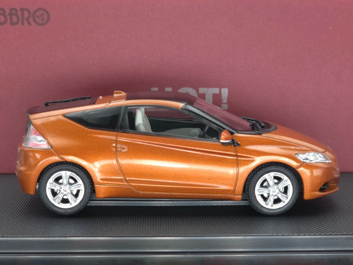 EBBRO 44393 1:43 SCALE 2010 HONDA CR-Z DIE CAST MODEL CAR METALLIC