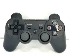 USED Sony Playstation 3 PS3 Sixaxis Wireless Controller Black Tested - CECHZC2U