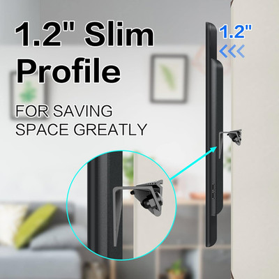 No Drill Drywall TV Mount, No Stud TV Wall Mount for Most Brand 22-55 Inch Tv...