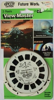 3 VIEW MASTER 3D BILDSCHEIBEN WALT DISNEY WORLD EPCOT CENTER FUTURE WORLD 2