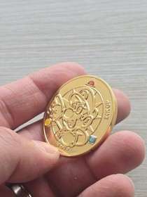 Nintendo Super Mario Challenge Coin Medal 24k Gold Plated 1:214 Enterplay NES GB