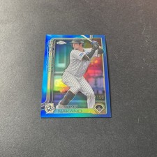 2025 Topps Chrome NPB # 178 - Takumu Nakano True Blue /150 Hanshin Tigers