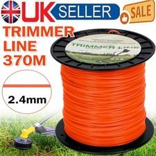 Strimmer Line Wire Cord Round Nylon Trimmer Line Wire Heavy Duty 2.4mm*370m UK 0.04 per metre