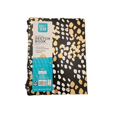 Pen + Gear Fashion Sketch Book 9" X 12" Animal Print 75 Pages