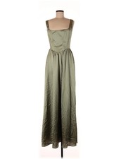 Show Me Your Mumu Women Green Casual Dress XL