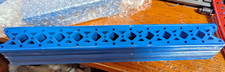 10 PC BLUE A C Gilbert Erector "EX" 12 " STRAIGHT Big Channel Girder