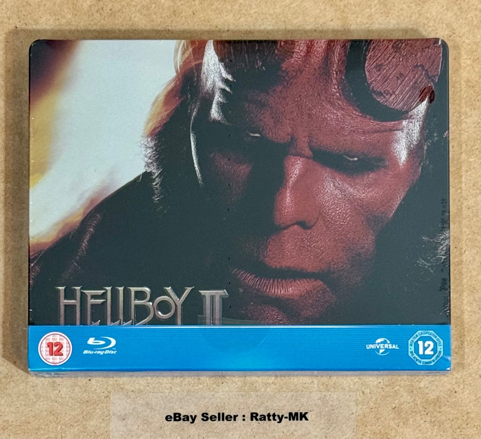 HELLBOY II: THE GOLDEN ARMY - UK EXCLUSIVE BLU RAY STEELBOOK - NEW & SEALED