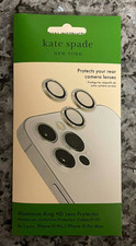 Kate Spade Aluminum Ring HD Lens Protector for iPhone 15 Pro/15 Pro Max NIB