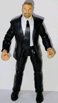 WWE Triple H Business Suit Black Tie 2000 Mattel HHH Action Figure Toy HTF (C